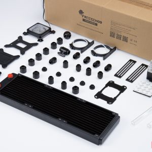 Tản nhiệt nước Custom Freezemod Rainbow RGB P3 V3 Kit Black ( AMD AM4 - Intel LGA 115X / 1200 / 1700 / 20XX - không kèm quạt)