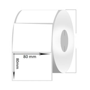 Giấy decal nhiệt 80x80x30m ( 1 tem 1 hàng ) - Tem in vận đơn TMĐT