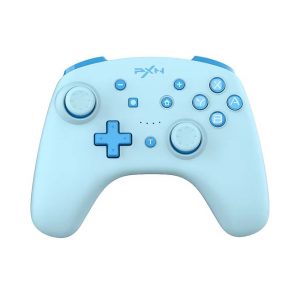 Tay cầm chơi game không dây PXN 9607X Wave Blue cho Nintendo Switch/PC màu xanh da trời