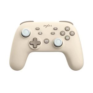 Tay cầm chơi game không dây PXN P50 cho Nintendo Switch/PC màu be sữa