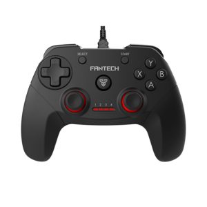 Tay cầm chơi game có dây Fantech GP12 Revolver màu đen