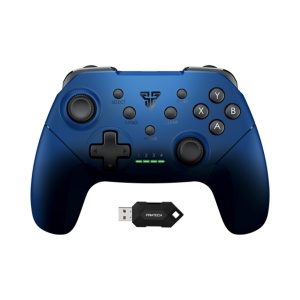 Tay cầm chơi game không dây Fantech WGP13 Shooter II màu xanh blue
