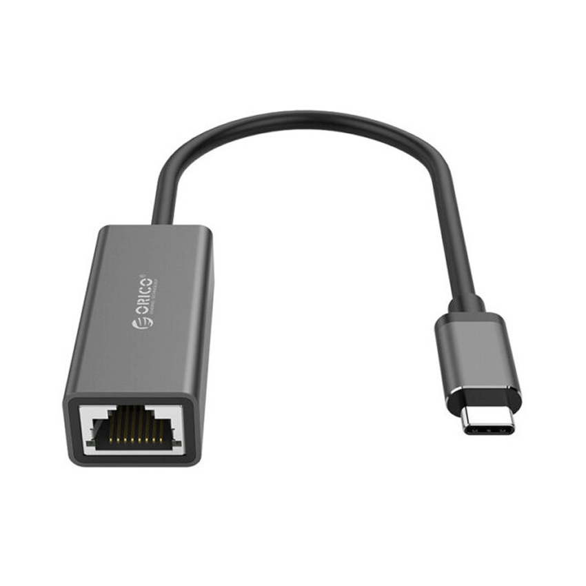 Cáp chuyển đổi từ Type C sang LAN Gigabit ORICO XC-R45-V1-BK-BP
