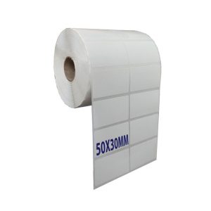 Giấy decal PVC 50x30x50m ( 2 tem 1 hàng )