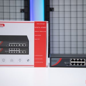 Switch POE SinicHome SN-5108P-E/8 POE/ 2 uplink/120W