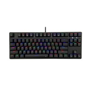 Bàn phím cơ Edra EK387L RGB màu đen Brown sw (USB)