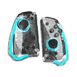 Tay cầm chơi game không dây IINE Elite-Plus Joypad No Drifting Có Đèn Cho Nintendo Swtich/Lite/OLED màu trong suốt