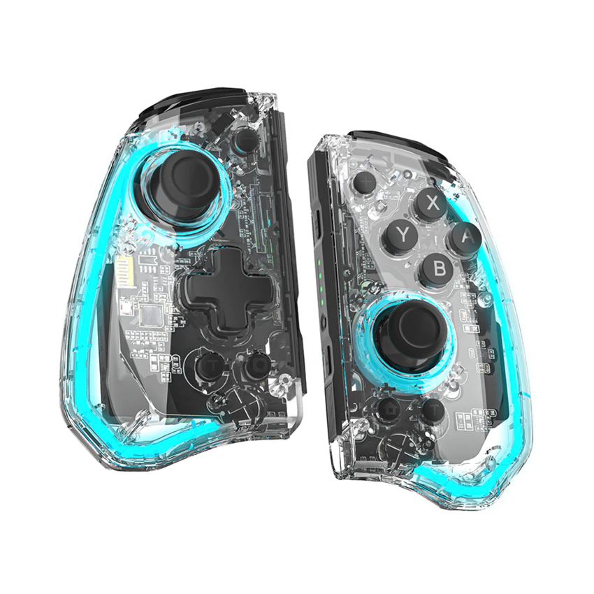 70840_tay_cam_choi_game_khong_day_iine_elite_plus_joypad_no_drifting_co_den_cho_nintendo_swtich_lite_oled_mau_trong_suot-1 Tay cầm chơi game không dây IINE Elite-Plus Joypad No Drifting Có Đèn Cho Nintendo Swtich/Lite/OLED màu trong suốt