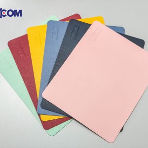 Bàn di chuột da PU kích thước 26x21cm, in logo, website HACOM