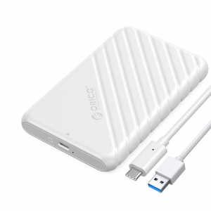 Hộp box đựng ổ cứng 2,5 inch USB-C ORICO 25PW1-C3-WH-EP màu trắng