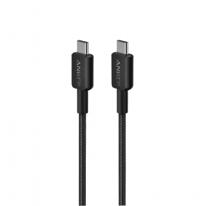 Cáp sạc đa năng Anker 322 A81F5 (0.9m) - Màu đen - Type C  to Type C