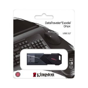 USB Kingston 64GB Portable DataTraveler Exodia Onyx DTXON/64GB (USB 3.2 Gen 1) Màu Đen