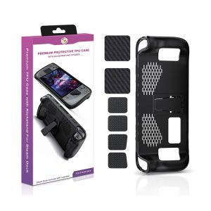 Ốp bảo vệ JYS TPU case kèm skin dán cho máy Steam Deck