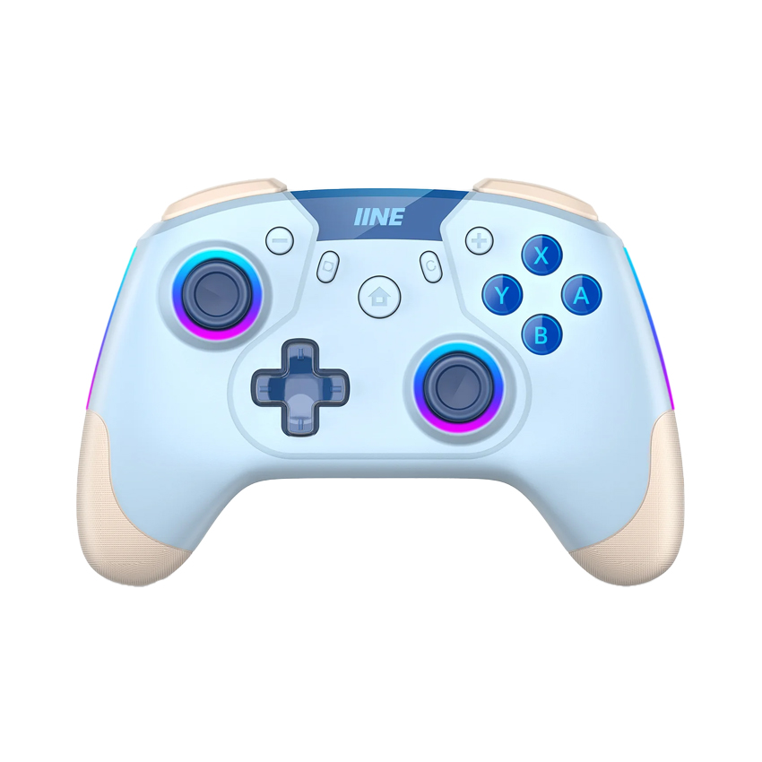 72981_tay_cam_choi_game_khong_day_iine_aurora_wireless_mechanical_pro_controller_mau_xanh_blue_l785-1 Tay cầm chơi game không dây IINE Aurora Wireless Mechanical Pro Controller Màu Xanh Blue L785