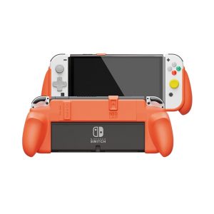 NeoGrip Set Skull & Co for Nintendo Switch Oled - Gamecube Orange