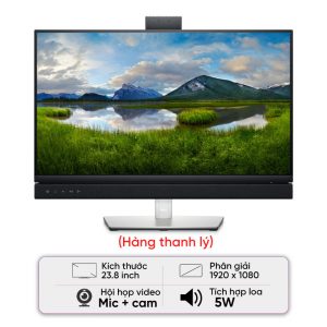 Màn hình Dell C2422HE (23.8 inch/FHD/IPS/60Hz/8msa/Webcam)