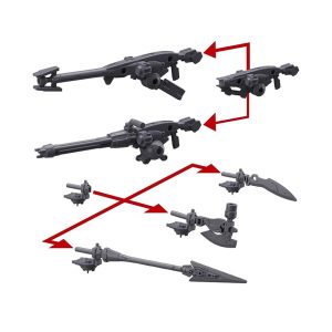 Mô hình lắp ráp Bandai OPTION WEAPON 1 FOR PORTANOVA 30MM 1/144