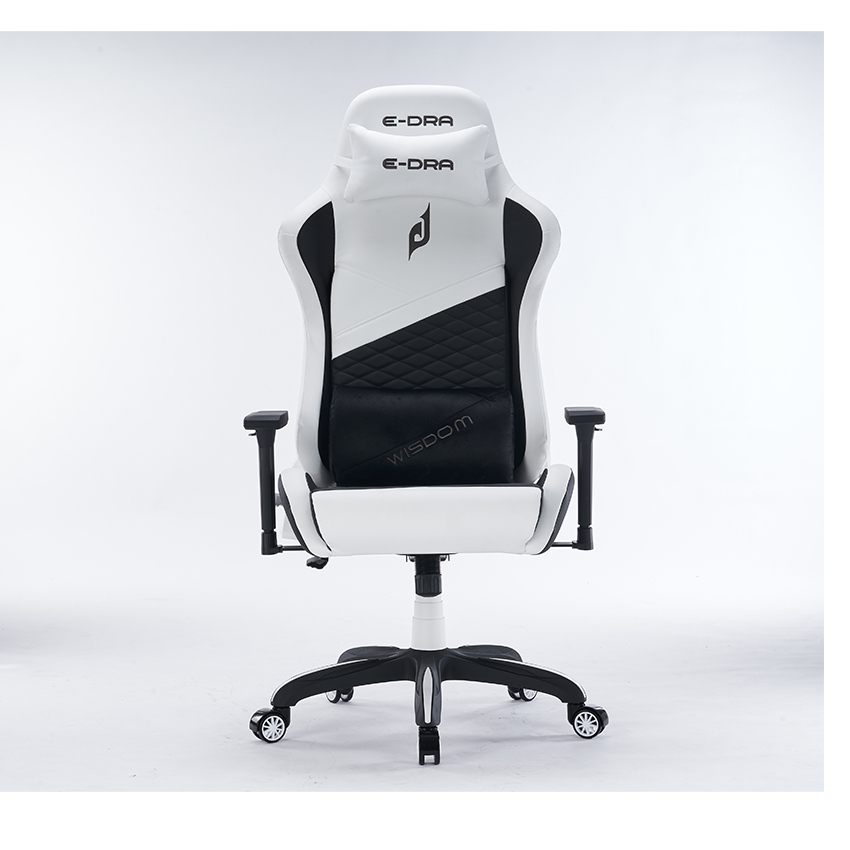 74886_ghe_game_e_dra_wisdom_egc231_black_white_mau_den_trang_1 Ghế Game E-Dra - Wisdom EGC231 BLACK WHITE (Màu đen/trắng)