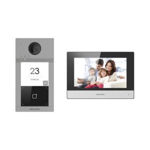 Bộ kít chuông cửa có hình IP Hikvision DS-KIS604-P(B)