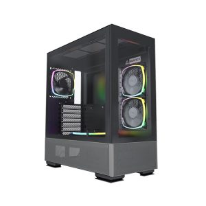 Vỏ Case MONTECH SKY TWO BLACK (ATX/Mid Tower/Màu Đen/4 Fan Argb)