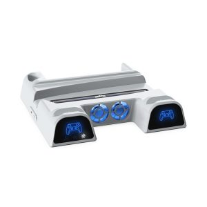 Đế đứng kiêm sạc tản nhiệt cho PS5 DOBE TP5-1511 màu trắng