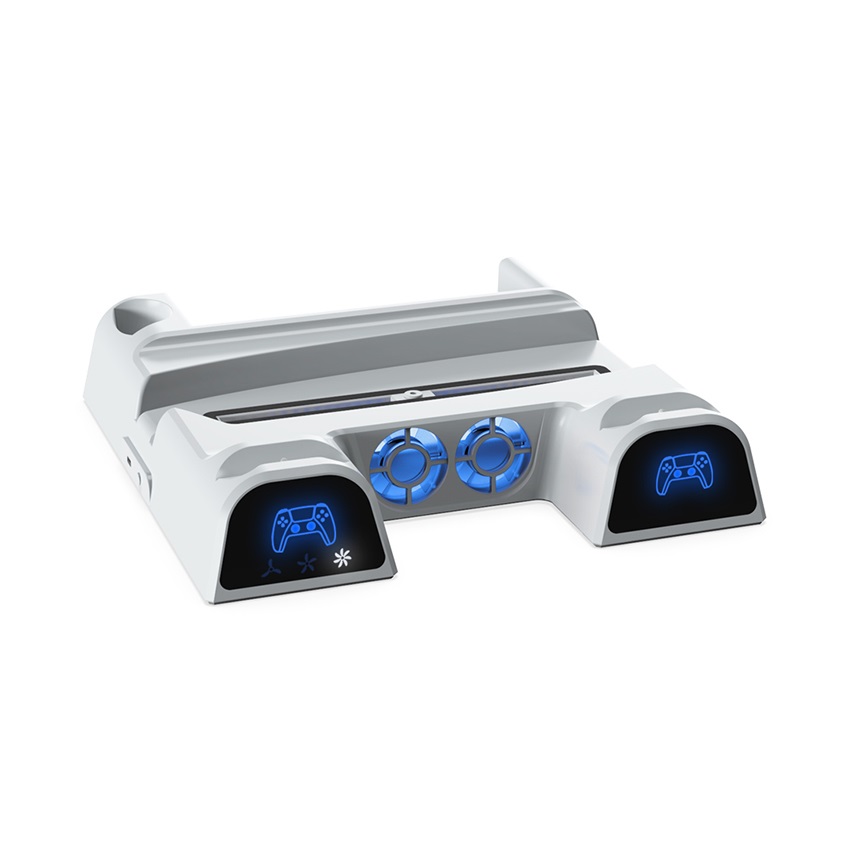 Đế đứng kiêm sạc tản nhiệt cho PS5 DOBE TP5-1511 màu trắng
