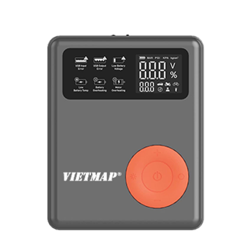 BƠM LỐP ĐA NĂNG KẾT HỢP KÍCH BÌNH ẮC QUY VIETMAP DK-MF139