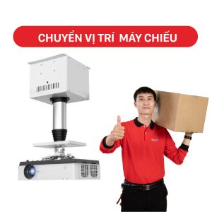 Thi công chuyển vị trí máy chiếu