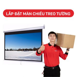 Dịch vụ lắp đặt màn chiếu treo tường