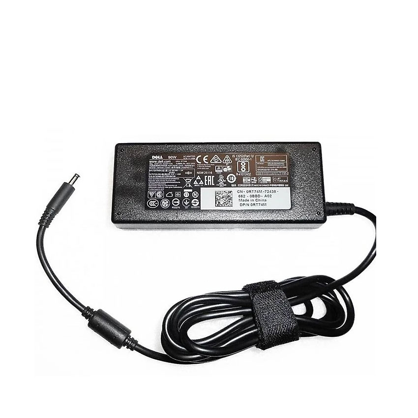 Sạc Laptop Dell 19.5V-4.62A 90W Chân kim nhỏ, củ hình chữ nhật