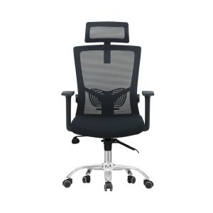 Ghế công thái học E-DRA EEC216 MÀU ĐEN (chân sắt)