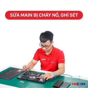 Sửa chữa laptop chuyên sâu: sửa chữa trên Main bị cháy nổ rỉ sét