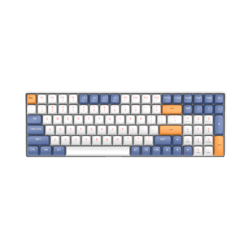 Bàn phím không dây DarkFlash GD100 Starry Blue  - Yellow Axis switch (USB + Wireless 2.4G)