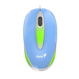 Chuột có dây Genius DX-Mini (USB/Xanh/RGB/BlueEye)