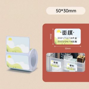Giấy decal nhiệt Niimbot  50x30mm ( 230 tem ) - Hình phong cảnh