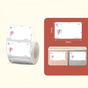 Giấy decal nhiệt Niimbot  40x30mm ( 230tem ) - khinh khí cầu