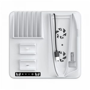 Đế đứng đa năng kiêm sạc tản nhiệt cho PS5 Slim Íplay HBP-537 Màu Trắng