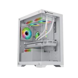 Vỏ Case CENTAUR LUMIX WHITE (mATX/Mid Tower/Màu Trắng)