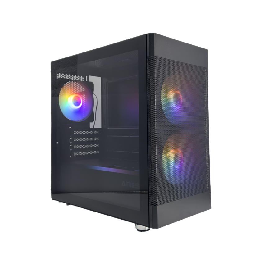Vỏ case ARES ANDRA S (ATX/Mid Tower/Màu đen/3Fan RGB)