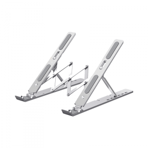 Giá đỡ Laptop/Macbock (10-17inch) Ergotek L151 - 6 Mức Độ, Điều chỉnh độ cao, Hợp kim nhôm Màu Xám