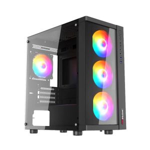 Vỏ Case MAGIC GM-01 BLACK (MATX/Mid Tower/Màu Đen/4fan)