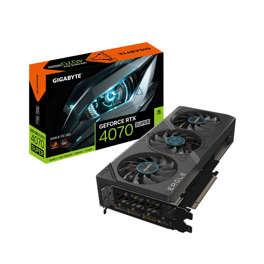 Card màn hình Gigabyte RTX 4070 SUPER EAGLE OC-12G