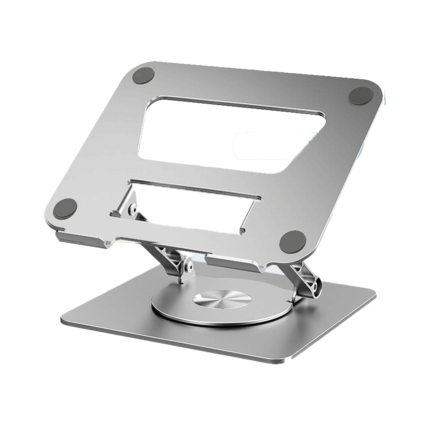 79259_gia_do_laptop_macbook_ipad_tablet_ergotek_l255_de_xoay_360_do_hop_kim_nhom_mau_bac-1 Giá đỡ Laptop/Macbook/Ipad/Tablet Ergotek L255 Đế Xoay 360 Độ , Hợp Kim Nhôm Màu Bạc