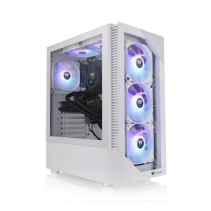 Case Thermaltake View 200 TG ARGB Snow (ATX/Mid Tower/Màu Trắng/4Fan ARGB)