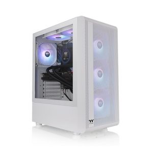 Case Thermaltake S200 TG ARGB Snow (ATX/Mid Tower/Màu Trắng/4Fan ARGB)