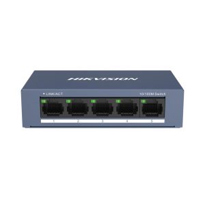 Switch 5 cổng HIKVISION DS-3E0105-O (5 ports 10/100M RJ45, Vỏ kim loại)