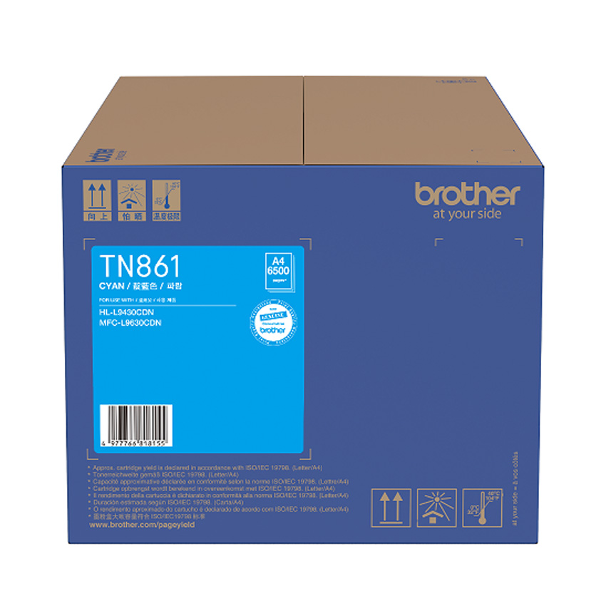 Hộp mực Brother TN 861C ( Màu xanh ) - Dùng cho máy MFC-L9630CDN - 6.500 trang