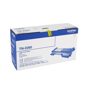 Hộp mực Brother TN 2260 - Dùng máy HL-2240D/ 2250DN/ 2270DW/ DCP-7060D/ MFC-7360D/ MFC-7470D/ MFC-7860DW/FAX-2840 - công suất 1.200 trang