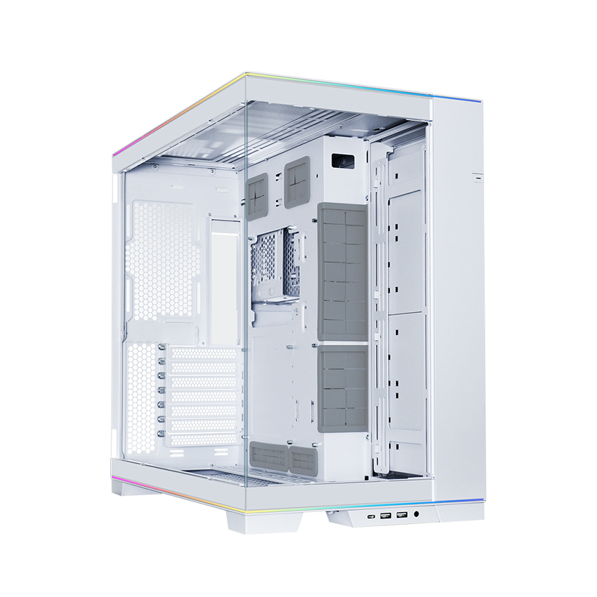 Vỏ case Lian Li O11 Dynamic EVO RGB White - O11DERGBW (EATX/Full Tower/Màu Trắng)