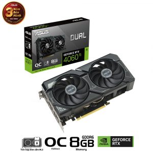 Card màn hình ASUS DUAL-RTX 4060 Ti-O8G-SSD